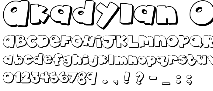 akaDylan Open font